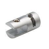 Mini pinces support - Mini câbles tendus gris alu