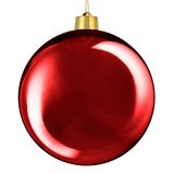 Boule de Noël Rouge brillant ø 30 cm - Boules