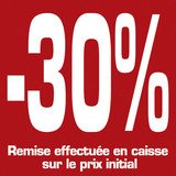 Affiche -30% - Affiches pourcentages