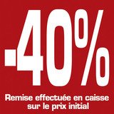 Affiche -40% - Affiches pourcentages