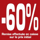 Affiche -60% - Affiches pourcentages