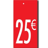 Étiquettes à trou 25 € - Étiquettes à trou Soldes