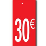 Étiquettes à trou 30 € - Étiquettes à trou Soldes