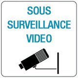 Pictogramme adhésif Surveillance vidéo