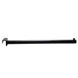 Bras droit noir - ø 20 mm x L 37 cm - pour barre de charge - Bras pour barre de charge