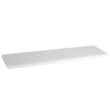 Tablette tôle monobloc - Ligne Store blanc pas de 25 mm