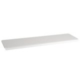 Tablette tôle monobloc - Ligne Store blanc pas de 25 mm