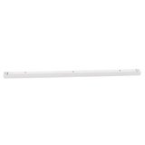 Traverse pour tablette verre - Ligne Store blanc pas de 25 mm