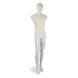 Mannequin homme vintage sans bras, jambe droite devant - Mannequins vintage