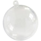 Boules Plexi 10 cm à garnir - Boules à garnir et à décorer