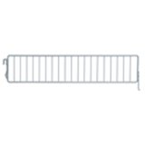 Diviseur grille - Ligne Store gris métallisé pas de 25 mm