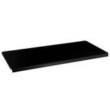 Tablette métallique noir sablé 133x57 - Ligne Store noir Sablé pas de 25 mm