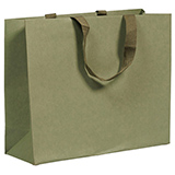 Sacs luxe chic nature - vert tilleul - 25 + 13 x H 33 cm - Hiver au cottage