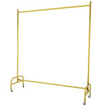 Portant droit fixe doré - L 150 x P 40 x H 165 cm - Portants droits