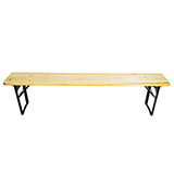 Banc pliant brasserie L 177 cm