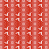 Papier cadeau Jacquard rouge et blanc - Atelier des lutins