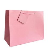 Sacs pelliculés à l'italienne rose poudré mat - Petit Modèle - Emballage Boutique