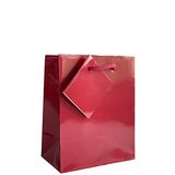 Sacs pelliculés rouge brillant - Petit Modèle - Emballage Boutique