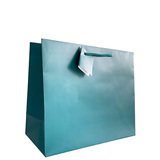 Sacs pelliculés à l'italienne bleu wendy mat - Grand Modèle - Emballage Boutique