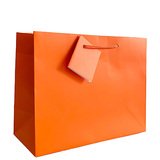 Sacs pelliculés à l'italienne orange passion mat - Petit Modèle - Emballage Boutique