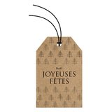 Étiquettes américaines JOYEUSES FÊTES - Étiquettes cadeaux Noël