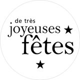 Étiquettes adhésives de très JOYEUSES FÊTES - Étiquettes cadeaux Noël