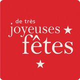 Étiquettes adhésives de très JOYEUSES FÊTES - Atelier des lutins