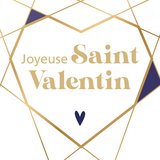 Affiche Joyeuse Saint Valentin - Déstockage