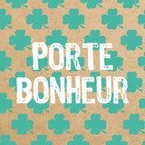 Étiquettes cadeaux adhésives PORTE BONHEUR - Emballage Boutique