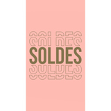 Affiche verticale Soldes