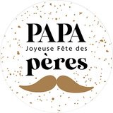 Étiquettes cadeaux adhésives Joyeuse Fête des Pères