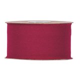 Ruban coton bordeaux 50 mm x 10 m - Bolducs, Raphias et Rubans