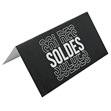 Étiquettes chevalets Soldes - Étiquettes chevalets