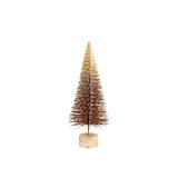 Sapin de comptoir marron - ø 13 x H 35 cm - Petits décors d'étalage