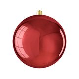 Boule incassable rouge foncé brillant ø 30 cm - Boules