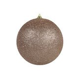 Boule de Noël - champagne pailleté - ø 13,5 cm