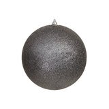 Boule de Noël - noir pailleté - ø 13,5 cm