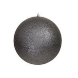 Boule de Noël - noir pailleté - ø 25 cm