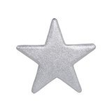 Étoile scintillante à suspendre - argent - ø 25 cm - Boules et étoiles pailletées