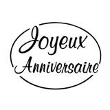 Étiquettes cadeaux adhésives Joyeux anniversaire