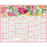 Calendrier Fleurs 2025 - Calendriers