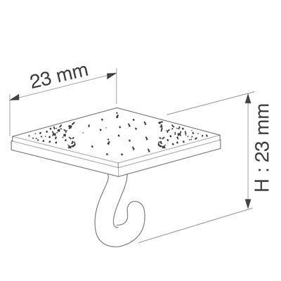 Crochet adhésif - Éléments de suspension-2