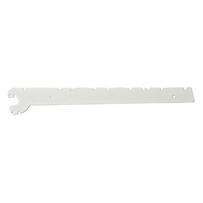 Console inclinable pour tablettes tôle - Ligne Store blanc pas de 50 mm