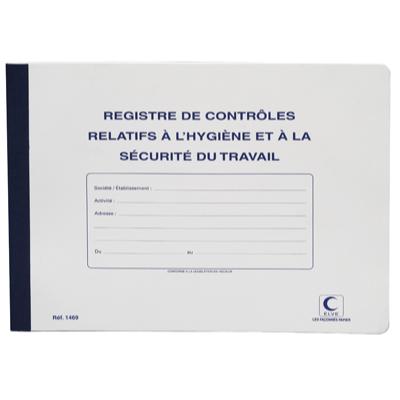 Registre contrôle relatif hygiène/sécurité travaux - Signalétique de sécurité