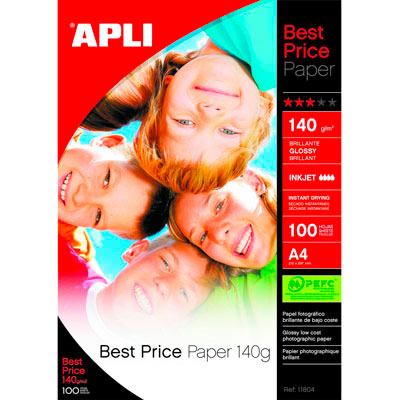 Papier photo brillant 1 face 140 g/m² - Papier Photo