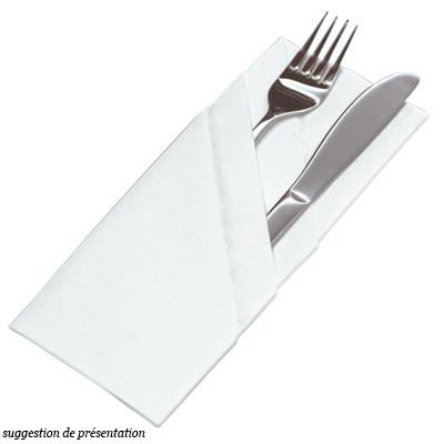 Serviettes range-couverts - Serviettes en papier