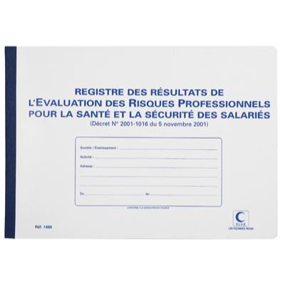 Registre d’évaluation des risques professionnels - Signalétique de sécurité