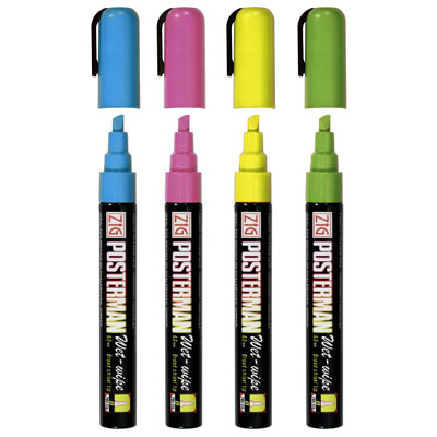 Marqueurs craie fluo illumigraph - Marqueurs