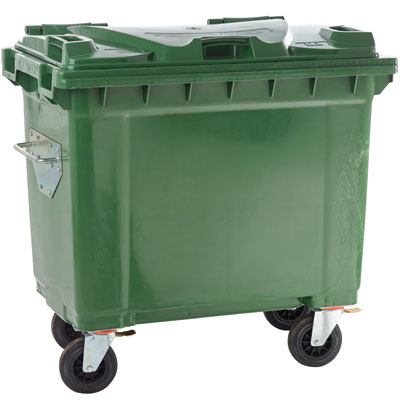 Conteneur 660 litres - Poubelles et cendriers