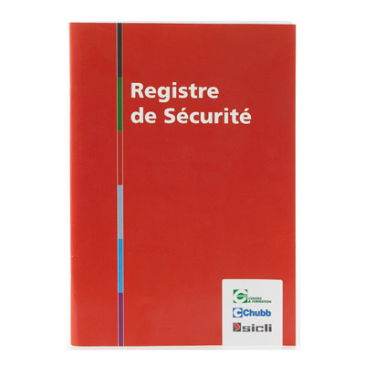 Registre de sécurité incendie polyvalent - Signalétique de sécurité